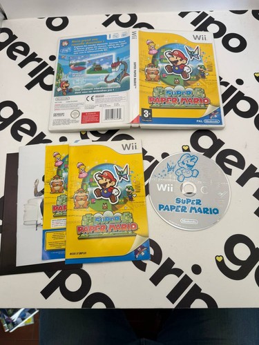 Super paper mario nintendo wii - super,