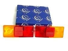 PLASTICHE CON CATADIOTTRO PER 2 FANALI POSTERIORI UNIVERSALI TRATTORE COBO - MT