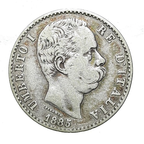 Umberto 2 lire 1885 - i,