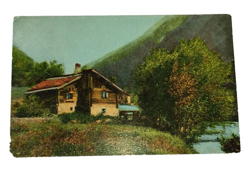 Vecchia cartolina postale - vecchia,