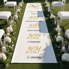 Tappeto Passatoia Matrimonio