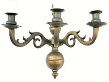 2 ANTICHE APPLIQUE A TRE LUCI