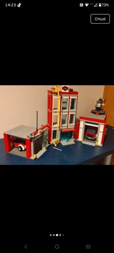 Lego city 60004 caserma - lego,