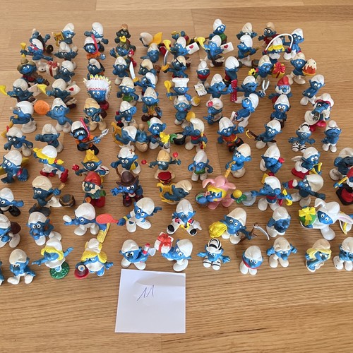 Lotto 100 puffi schleich - lotto,