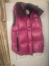 Gilet piumino rosa Moncler