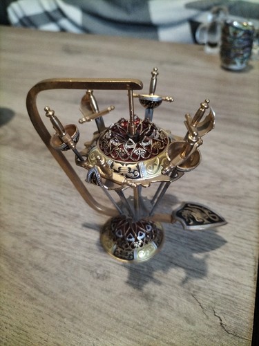 Set toledo swords brass - set,