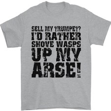 Sell My Tromba? Divertente Musica Ottone T-Shirt 100% Cotone