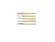SET 5 SGORBIE PER TORNIO LEGNO