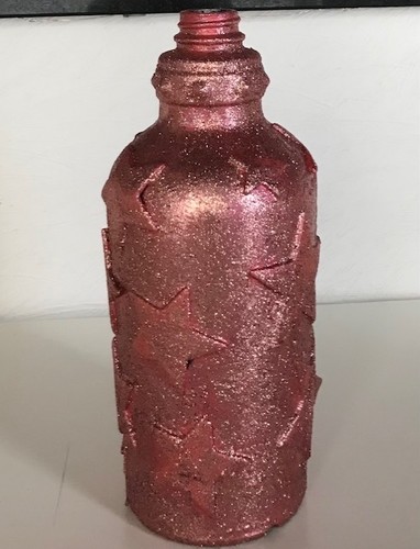 Bottiglia dipinta mano - dipinta,