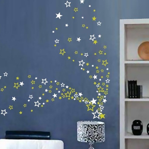 Adesivi murali stelle varie - stelle,