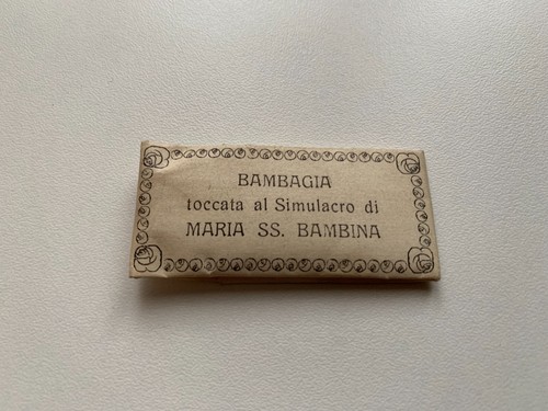 Antica bustina bambagia del