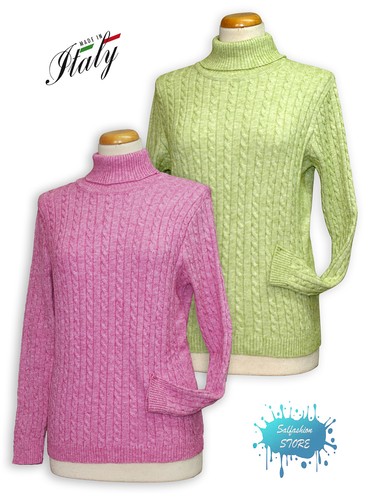 Maglia maglioncino donna collo