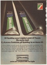 PUBBLICITA' ADVERTISING WERBUNG SPALDING SCI 1978