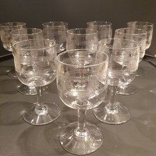 Antique Engraved Tulip Liqueur