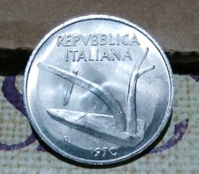 10 Lire SPIGHE 1970 FDC-UNCIRCULATED Unzirkuliert Molto Rara 