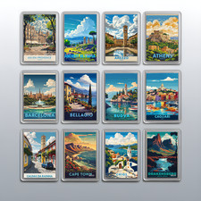 Acrylic Travel City Holiday