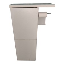 Mobiletto Portarotolo Bagno Armadietto con Porta Rotolo Carta Igienica e Mobile 