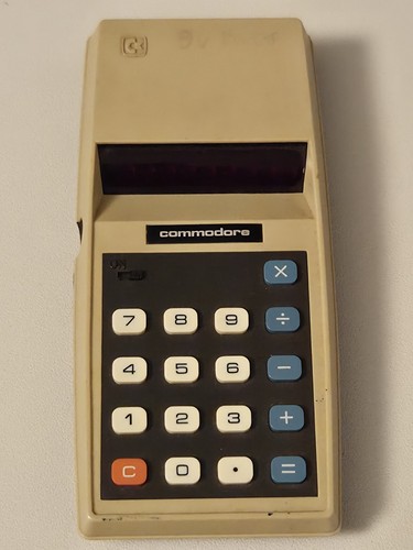 Calcolatrice vintage commodore - vintage,