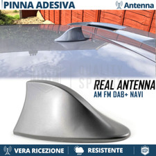 Antenna PINNA DI SQUALO Grigia PER LANCIA DELTA Vera Ricezione Radio AM-FM-DAB+