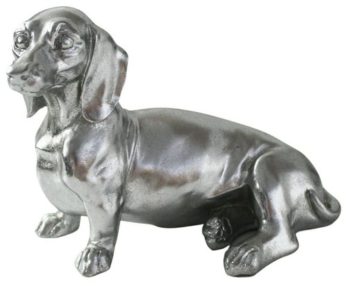 Bassotto ornamento argento