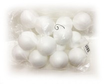Palline Polistirolo 80mm 5pz