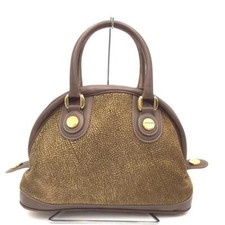 BORBONESE Quail Pattern Suede