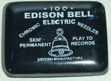 antica scatolina in latta di puntine per grammofono epoca anni 30/40