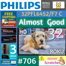 Philips 720p smart roku - philips, 32"
