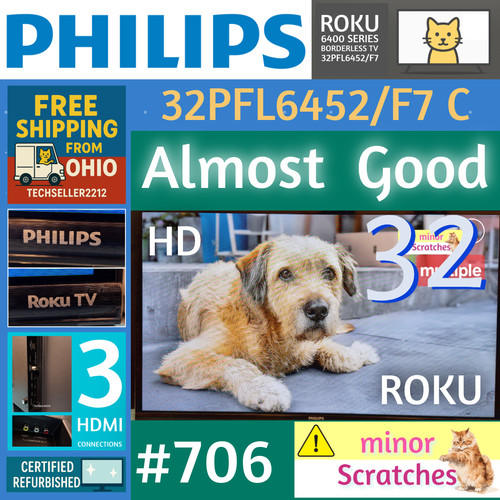 Philips 720p smart roku - philips,