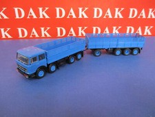 1/87 Modellino Camion Truck Fiat 691 Millepiedi Blue by Brekina