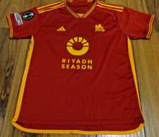 AS ROMA SHIRT MAGLIA  ADIDAS 2023  DYBALA 21 sponsor Riyadh Season ROMA usata