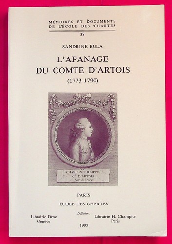 Apanage comte d artois - comte, d'artois