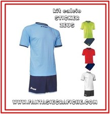 ZEUS KIT CALCIO STICKER MUTA DIVISA COMPLETINO GIOCATORE CALCETTO RUGBY