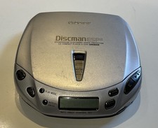 Sony Discman ESP2 CD Compact Player D-E441 GROOVE Non Legge Cd Argento