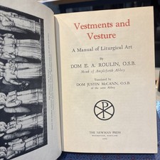 Vestments And Vesture A Manual