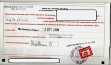 2411 - SAN GIOVANNI LA PUNTA (CATANZARO) - MARCA COMUNALE SU DOCUMENTO
