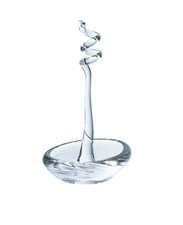 Porta anelli vetro Twist