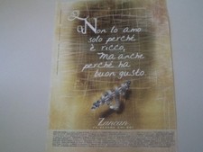 advertising Pubblicità 2005 ZANCAN GIOIELLI