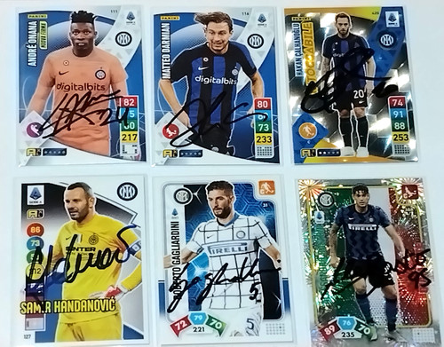 Card panini autografata - 6,