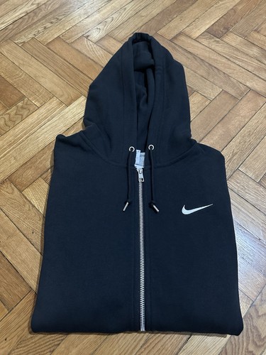 Felpa nike nera logo ricamato - felpa,