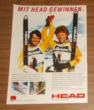 Rara Pubblicità HEAD Racing