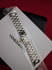 CINTURINO VENEZIANICO CANOVA  ACCIAIO LUCIDO E SATINATO  ANSA 22MM FINALI PIENI!