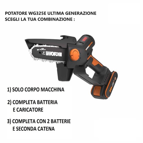 Worx potatore motosega - potatore,