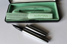 penna sfera Aurora in acciaio