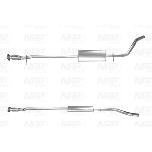 Nap carparts tubo scarico - tubo, di