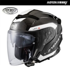 CASCO JET IN CARBONIO PREMIER JT5 CARBON MA8 BIANCO