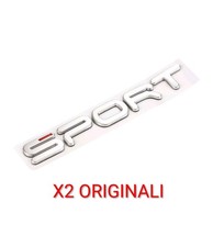 Scritta-Sigla Emblema  SPORT X2  500X 500L TIPO PANDA ORIGINALE 