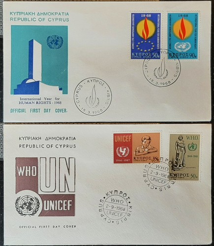 Cipro 1968 fdc set - z(cyp-211),