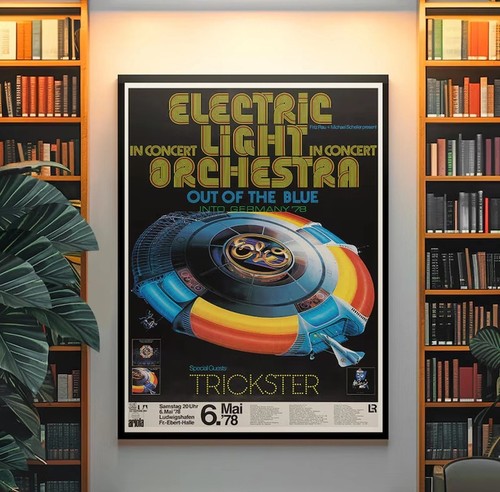 Poster vintage elo 1978 - elo,