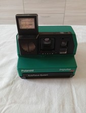 Rare Jade Green Polaroid Impulse AF Instant Film Camera – Autofocus – Used VTG